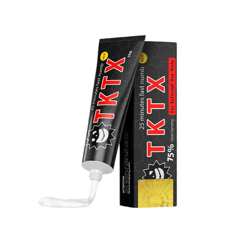 TKTX Negra 75% Crema para Tatuajes - Pack 5 Unidades