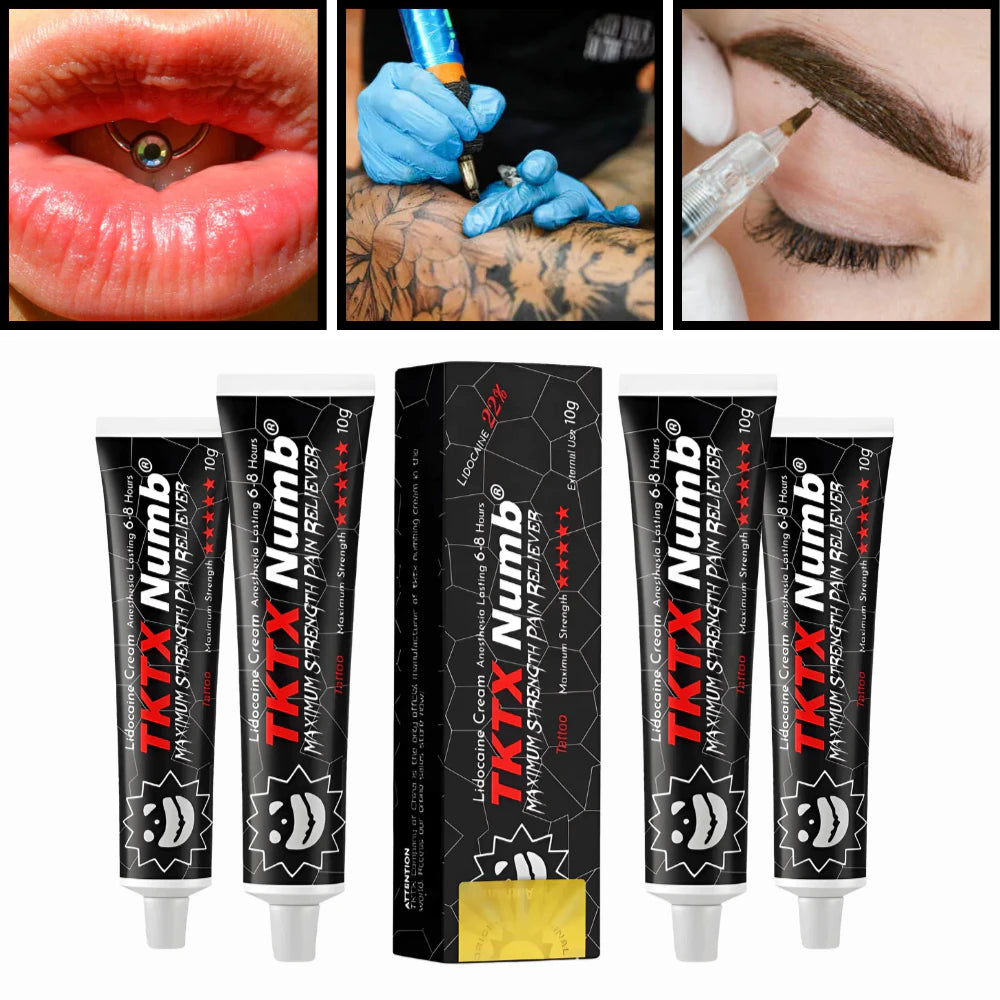 TKTX Negra Numb Crema para Tatuajes - Pack 5