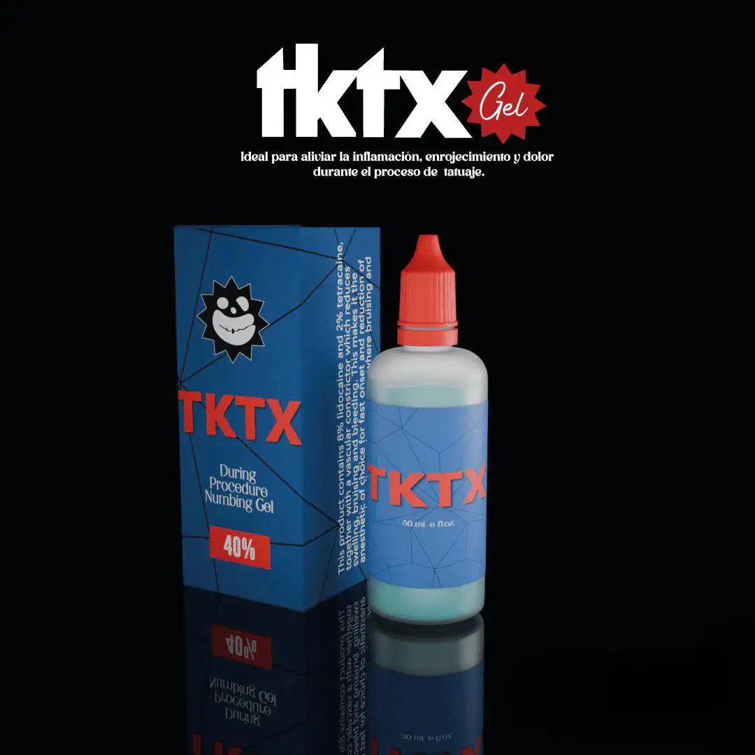 GEL TKTX 15/30ml DURANTE para TATUAJES | MICROBLADING | MAQUILLAJE PERMANENTE