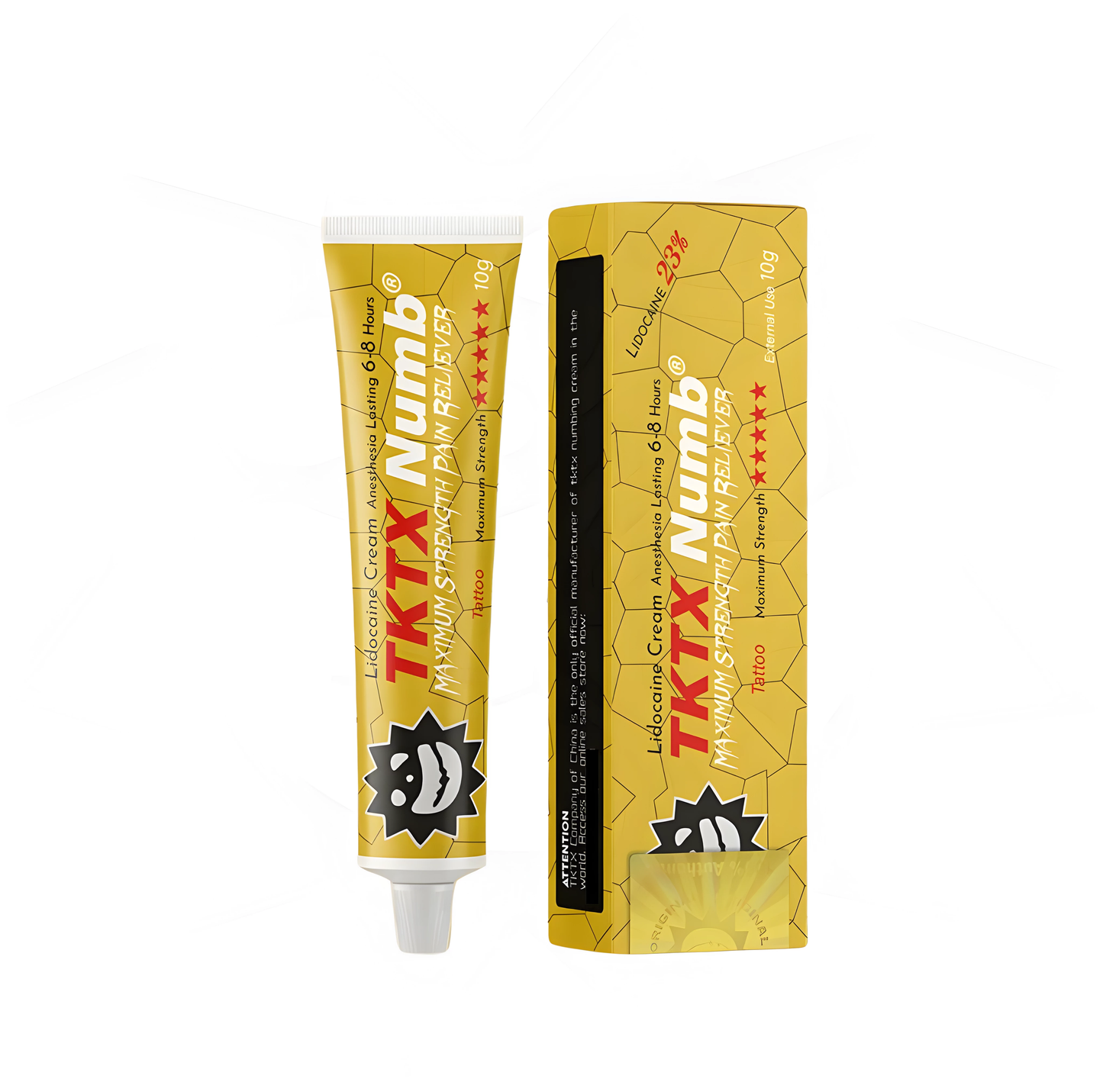 TKTX Gold Numb Crema para Tatuajes - La Mas Potente