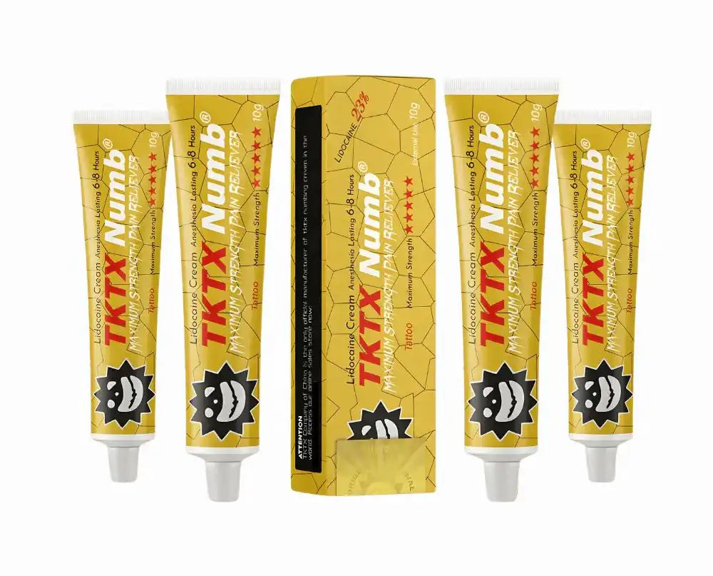 TKTX Gold Numb Crema para Tatuajes - La Mas Potente