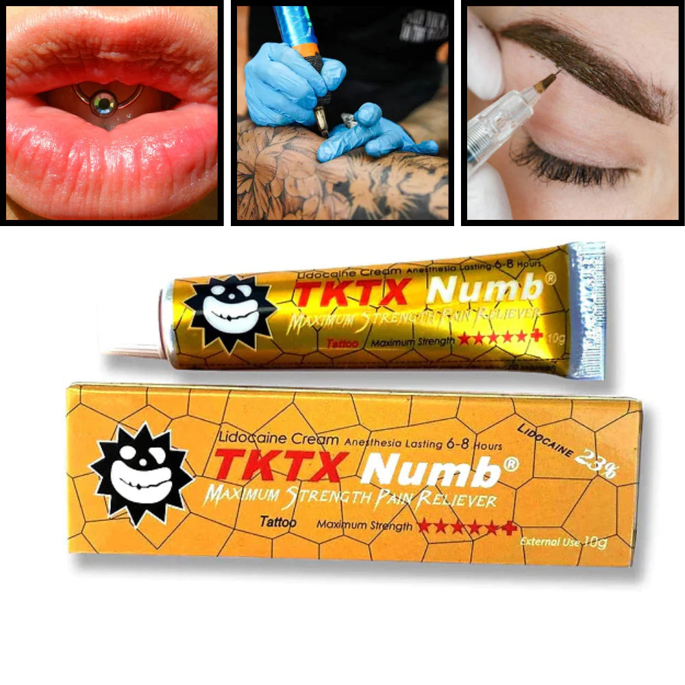 Crema tatuajes Gold Numb TKTX