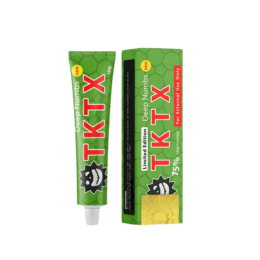 TKTX Verde 75% Crema para Tatuajes y Procedimientos Esteticos
