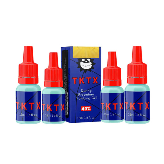 GEL TKTX 15 ml DURANTE para TATUAJES | MICROBLADING | MAQUILLAJE PERMANENTE Pack 5