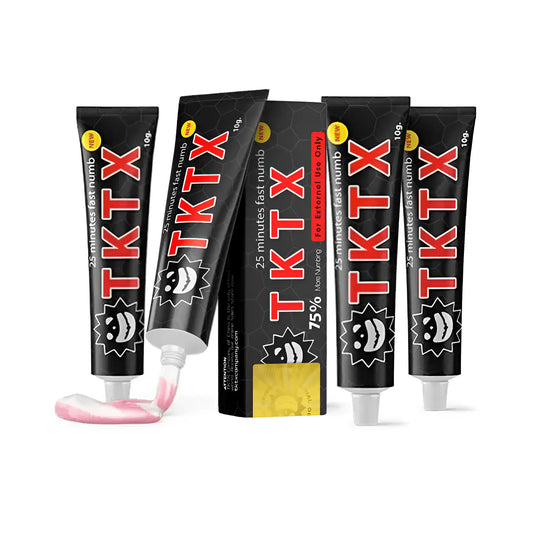 TKTX Negra 75% Crema para Tatuajes - Pack 5 Unidades