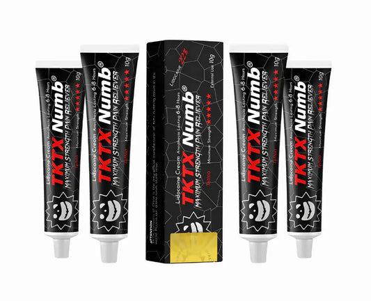 TKTX Negra Numb Crema para Tatuajes - Pack 5