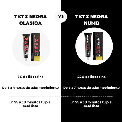 Black TKTX 55% Tattoos Cream - Pacote 5 unidades